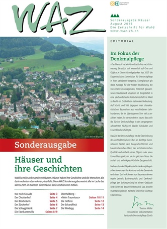 WAZ Sonderausgabe Häuser August 2016