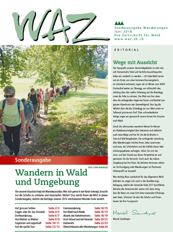 WAZ Sonderausgabe Wanderungen Juni 2018